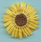 sunflowerbrooch